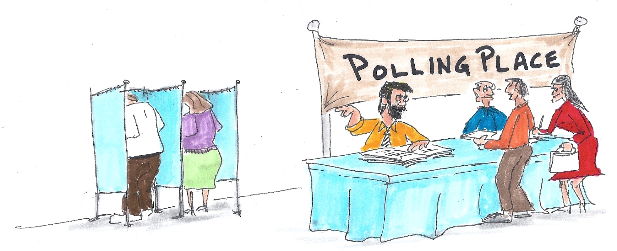 Work at a Polling Location